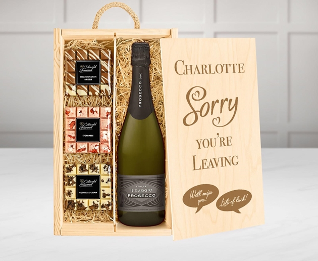 Retirement Personalised Chocolate Tasting Experience With Prosecco